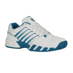 K-Swiss Bigshot Light 4 (Men's) - Brilliant White/Celestial/Scuba Blue -Tennis Clothing Store 06989 126d
