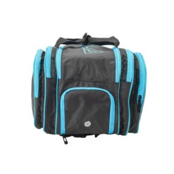 JOOLA Tour Elite Pro Pickleball Duffle Bag - Black / Light Blue -Tennis Clothing Store 18586c