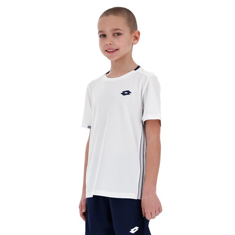Lotto Tennis Team Tee (Boy's) - Brilliant White 2 Lotto Tennis Team Tee (Boy's) - Brilliant White - Image 2