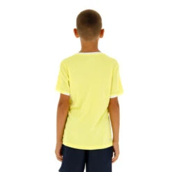 Lotto Tennis Team Tee (Boy's) - Limelight (Available Size: XS) -Tennis Clothing Store 210381 3DH 26