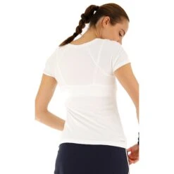 Lotto Top Ten II Tennis Top (Women's) - Bright White (Available Size: L, XL) -Tennis Clothing Store 212832 0F1 26 1