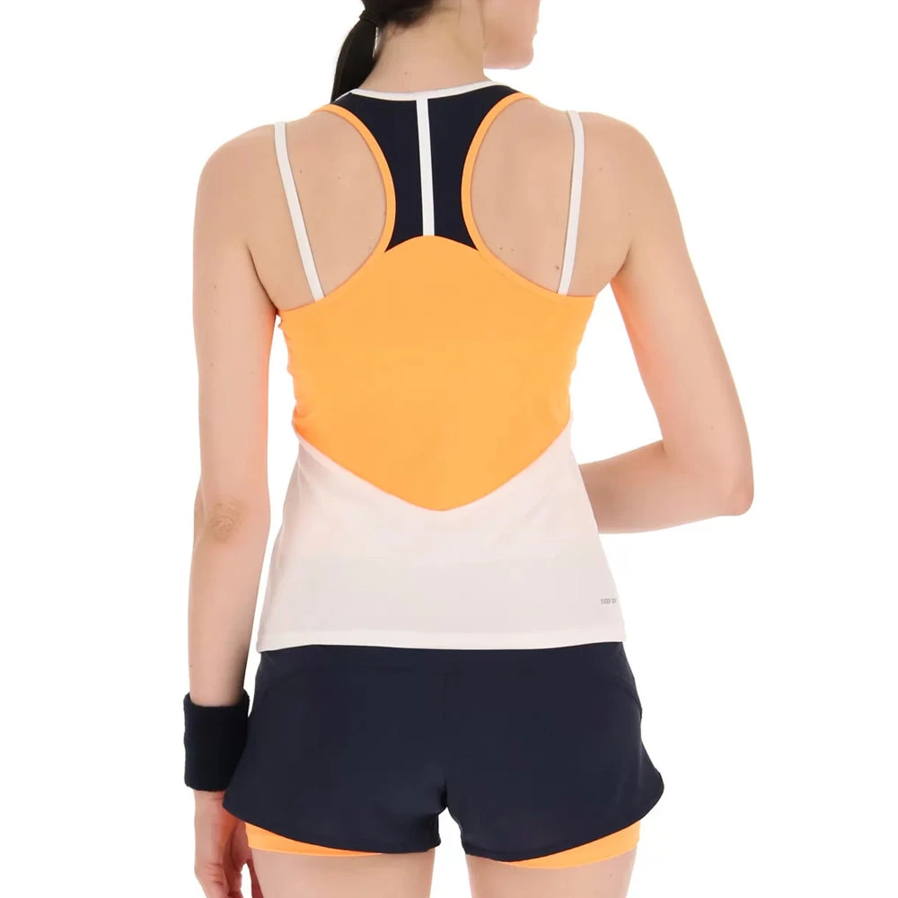 Lotto Top IV Tank (Women's) - Bright White/Orange Beat 2 Lotto Top IV Tank (Women's) - Bright White/Orange Beat - Image 2