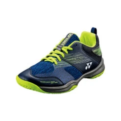 Yonex Power Cushion 37 Wide (Unisex)- Navy/Yellow -Tennis Clothing Store 37wided
