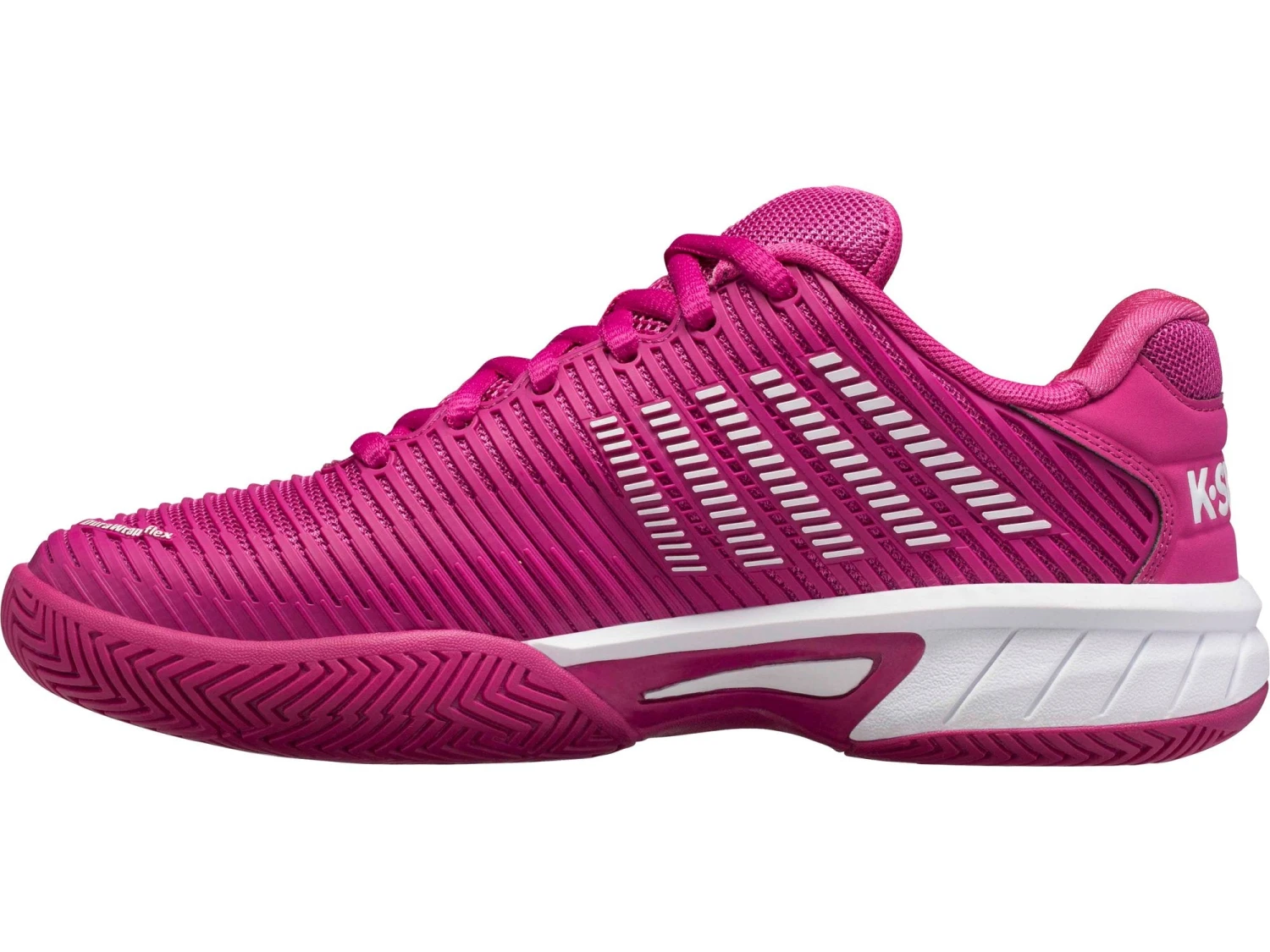 K-Swiss Hypercourt Express 2 (Junior's) - Cactus Flower/White (Available Size: 5.5, 6) 2 K-Swiss Hypercourt Express 2 (Junior's) - Cactus Flower/White (Available Size: 5.5, 6) - Image 2