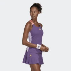 Adidas Gameset Heat.RDY Y-Tank (Women's) - Tech Purple/Shock Yellow (Available Size: XL) 13 Adidas Gameset Heat.RDY Y-Tank (Women's) - Tech Purple/Shock Yellow (Available Size: XL) -Tennis Clothing Store 8988b1013cde4d9b9d11aafc0111a504 9366 1