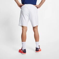 Nike Court Dry Tennis Short 9" (Men's) - White (Available: Size XS) 12 Nike Court Dry Tennis Short 9" (Men's) - White (Available: Size XS) -Tennis Clothing Store 939265 100 PHSBM001