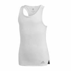 Adidas Club Tank (Girl's) - White/Matte Silver/Black (Available Size: L)