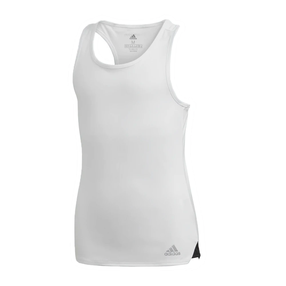Adidas Club Tank (Girl's) - White/Matte Silver/Black (Available Size: L) 1 Adidas Club Tank (Girl's) - White/Matte Silver/Black (Available Size: L)