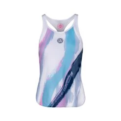Bidi Badu Adriana Jeans Tech Tank (Girl's) - White/Aqua