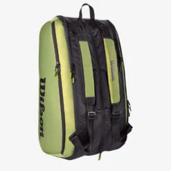 Wilson Blade V8 Super Tour 15 Pack Bag - Black/Green 5 Wilson Blade V8 Super Tour 15 Pack Bag - Black/Green -Tennis Clothing Store Blade15Rbag2