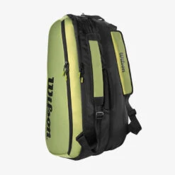 Wilson Blade V8 Super Tour 9 Pack Bag - Black/Green -Tennis Clothing Store Blade9Rbag
