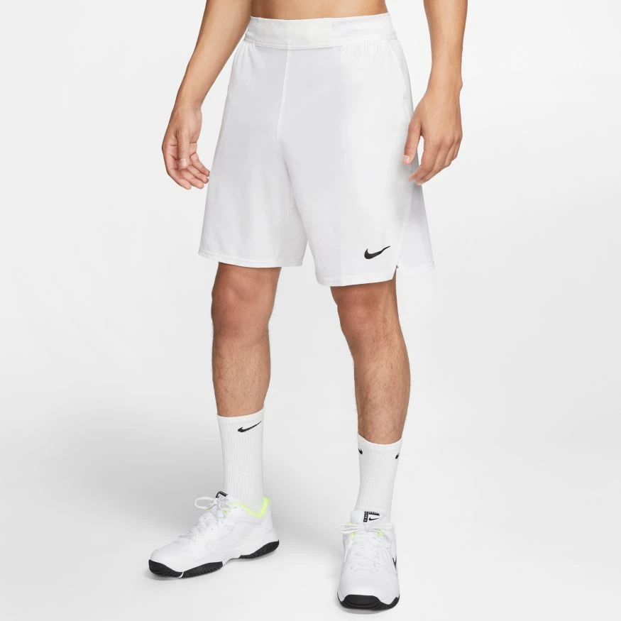 Nike Court Flex Ace Short 9" (Men's) - White 4 Nike Court Flex Ace Short 9" (Men's) - White - Image 4