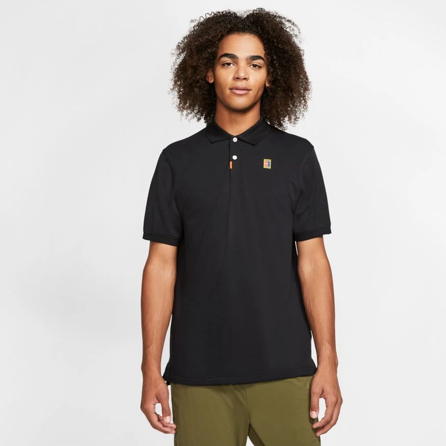 Nike Dri-Fit Heritage DNA Polo (Men's) - Black 3 Nike Dri-Fit Heritage DNA Polo (Men's) - Black - Image 3