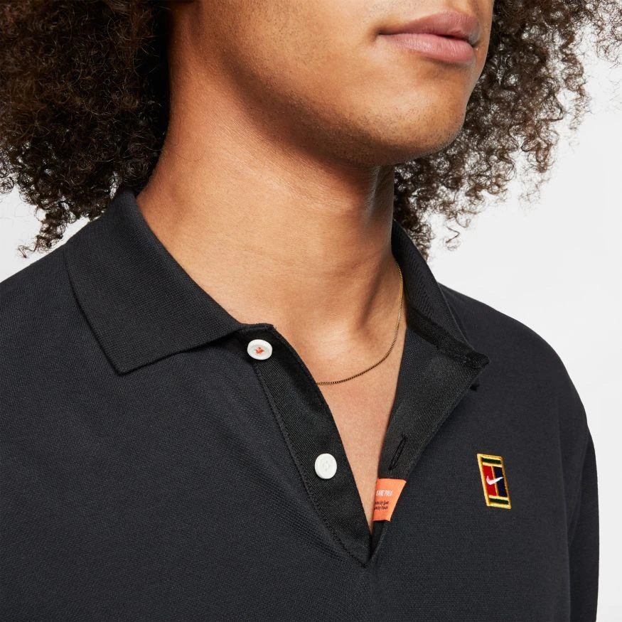 Nike Dri-Fit Heritage DNA Polo (Men's) - Black 5 Nike Dri-Fit Heritage DNA Polo (Men's) - Black - Image 5