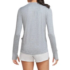 Nike Element Crew Long Sleeve (Women's) - Grey (Available Size: L) -Tennis Clothing Store CU3277 084 3