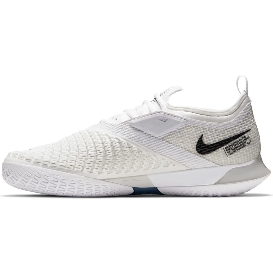 Nike Court React Vapor NXT (Men's) - White/Grey Fog/Black 5 Nike Court React Vapor NXT (Men's) - White/Grey Fog/Black - Image 5