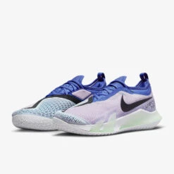 Nike Court React Vapor NXT (Women's) - Medium Blue/Doll/Barely Green/Black -Tennis Clothing Store CV0742 401e