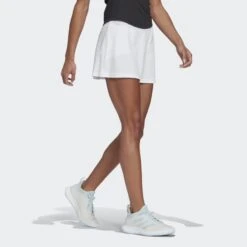 Adidas Club Skirt (Women's) - White/Grey Two -Tennis Clothing Store Club Tennis Skirt White GH7221 25 model