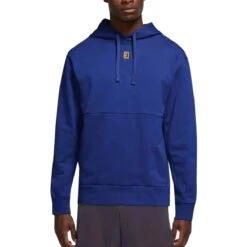 Nike Court Dri-Fit Fleece Heritage Hoodie (Men's) - Blue