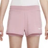 Nike Court Dri-Fit Victory Shorts (Girl's) - Elemental Pink/White