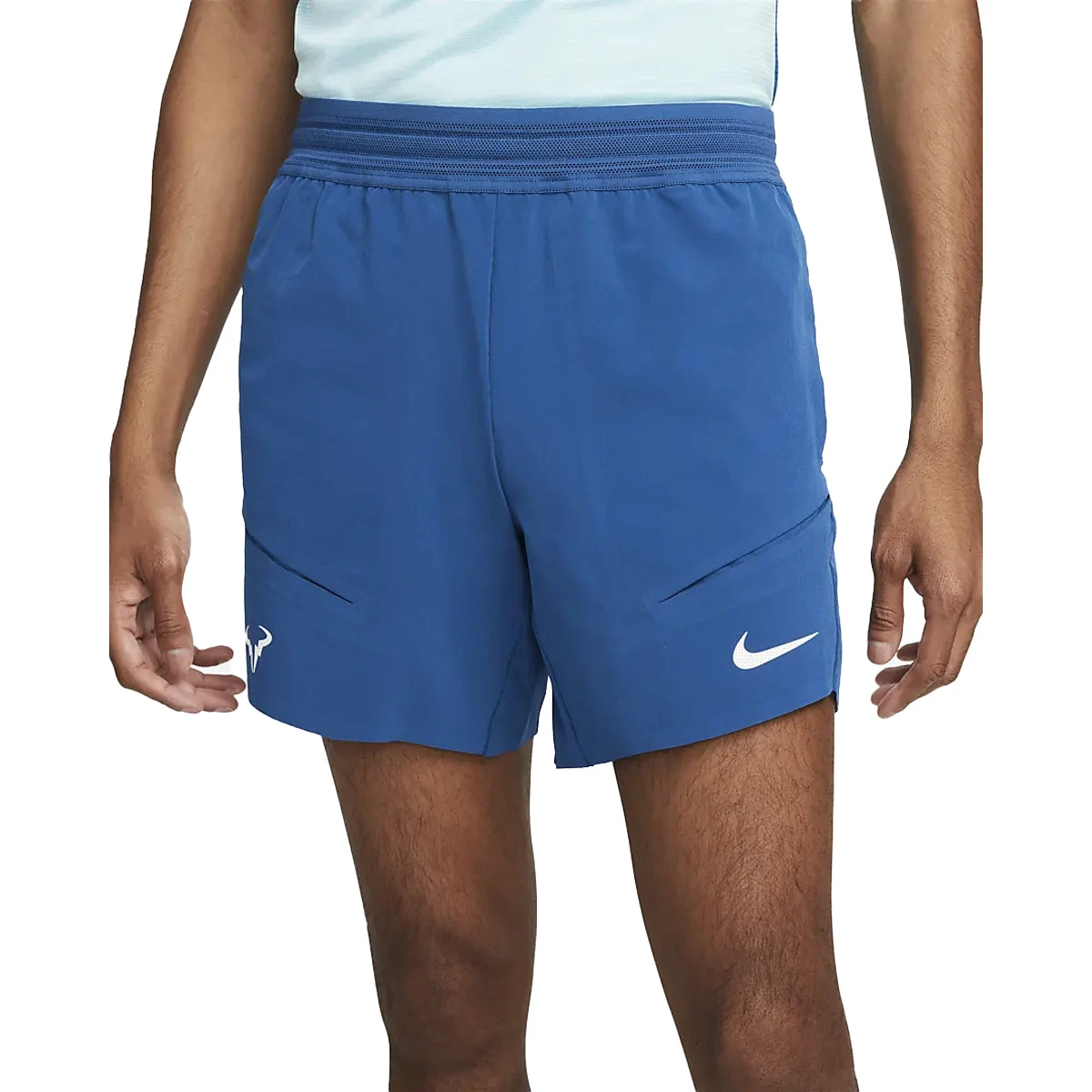Nike Court Rafa Dri-Fit Advantage Shorts (Men's) - Copa/Court Blue/White 1 Nike Court Rafa Dri-Fit Advantage Shorts (Men's) - Copa/Court Blue/White