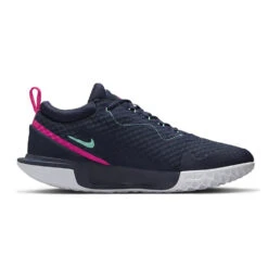 Nike Court Zoom Pro (Men's) - Obsidian/Green Glow/White/Hyper Pink -Tennis Clothing Store DH0618 402c