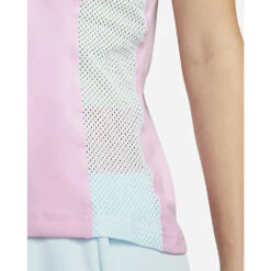 Nike Court Dri-Fit Slam Tank (Women's) - Light Arctic Pink/Glacier Blue/Team Orange/Black -Tennis Clothing Store DR6795 676d