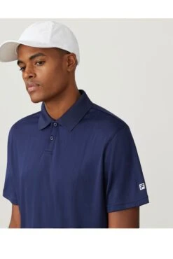 Fila Essentials Drop Needle Tennis Polo (Men's) - Navy (Available Size: S) -Tennis Clothing Store FILA COM XLarge TM016472 412 02 e