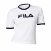 Fila Tionne Crop Tee (Women's) - White (Available: Size L)