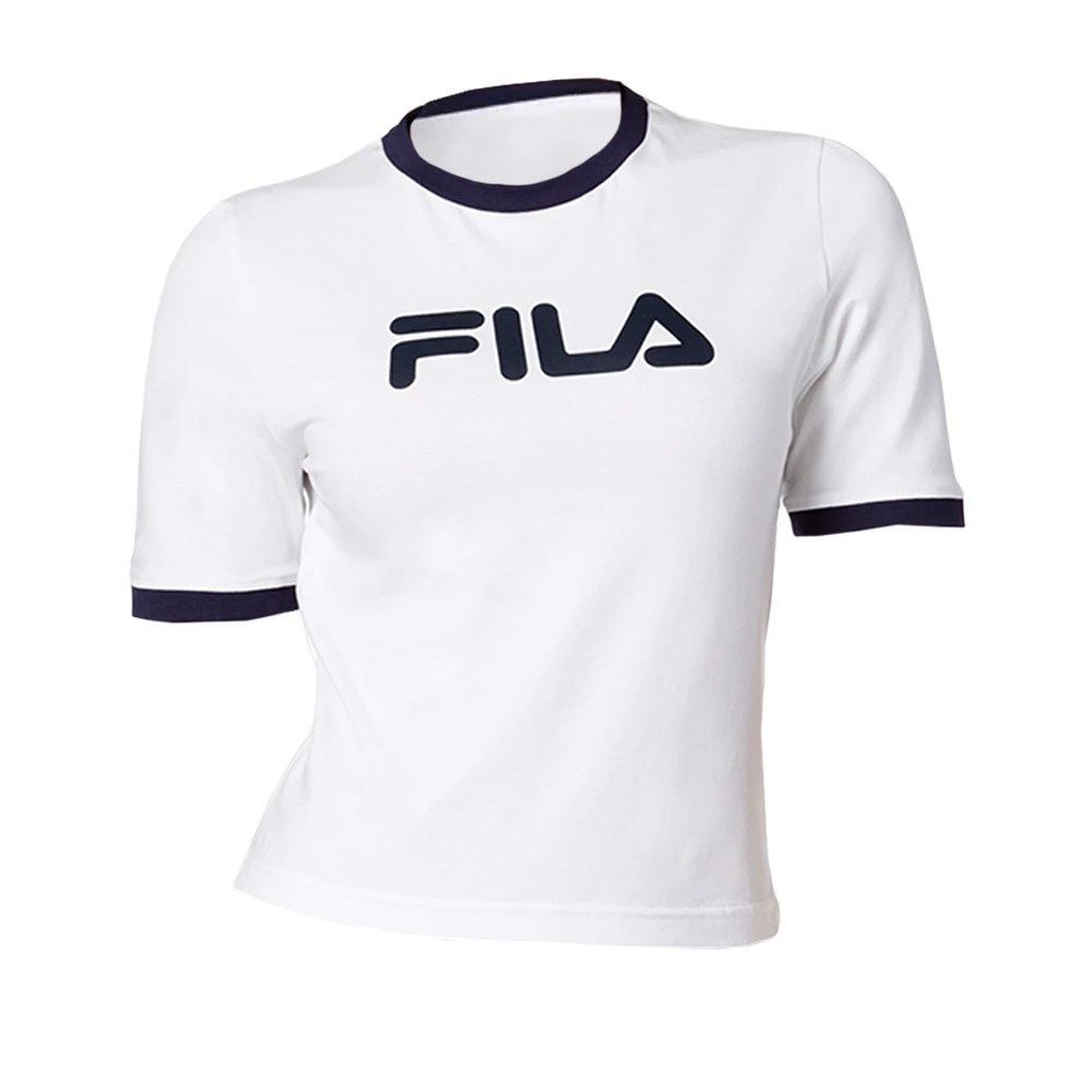 Fila Tionne Crop Tee (Women's) - White (Available: Size L) 1 Fila Tionne Crop Tee (Women's) - White (Available: Size L)