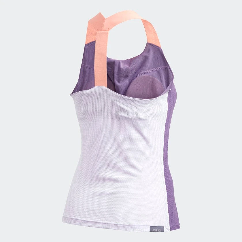 Adidas Gameset Heat.RDY Y-Tank (Women's) - Tech Purple/Shock Yellow (Available Size: XL) 2 Adidas Gameset Heat.RDY Y-Tank (Women's) - Tech Purple/Shock Yellow (Available Size: XL) - Image 2