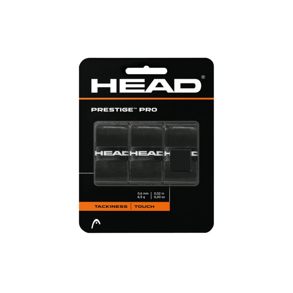 Head Prestige Pro Overgrip (3 Pack) - Black 1 Head Prestige Pro Overgrip (3 Pack) - Black