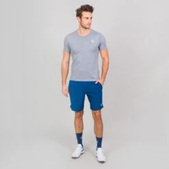 Bidi Badu Ikem Tech Tee (Men's) - Grey (Available Size: S,M) -Tennis Clothing Store IkemTechTee Grey 3