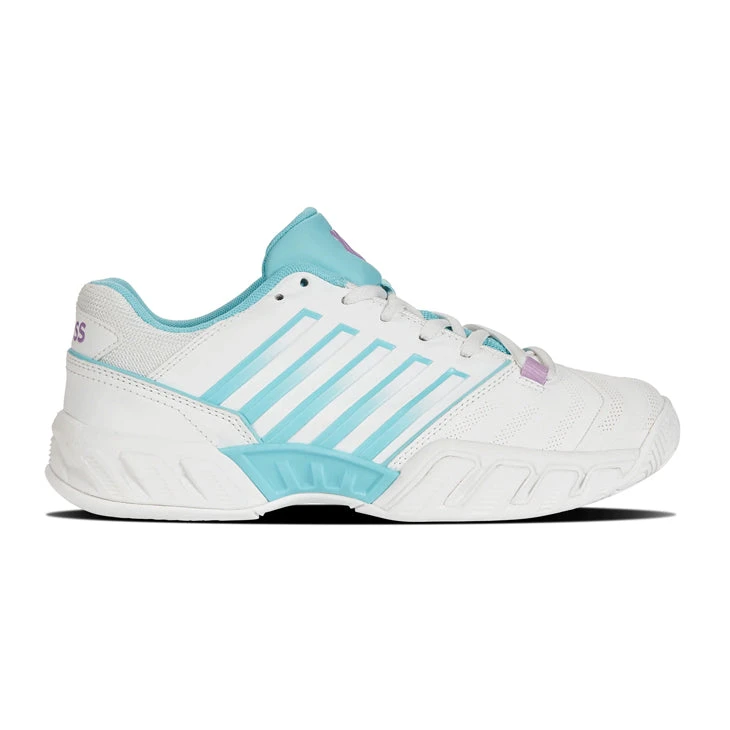 K-Swiss Bigshot Light 4 (Women's) - Brilliant White/Angel Blue/Sheer Lilac 1 K-Swiss Bigshot Light 4 (Women's) - Brilliant White/Angel Blue/Sheer Lilac
