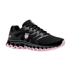K-Swiss Tubes 200 (Women's) - Black/Cherry Blossom (Available Size: 6.5, 8.5, 9.5) -Tennis Clothing Store K97112 056d