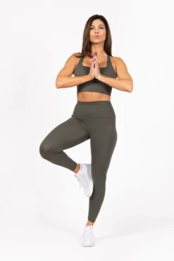 Kinsey Fit Pilot Legging (Women's) - Hunter Green -Tennis Clothing Store KF 4024 3