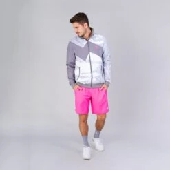 Bidi Badu Zulu Tech Jacket (Men's) - White/Grey -Tennis Clothing Store M19070221 WHGR ZuluJacket 3