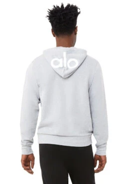 Alo Caliber Hoodie (Men's) - Athletic Grey Heather (Available Size: M) -Tennis Clothing Store M3091RG 02910 4 750x 8f6bfab3 6c9f 401c 8e3b 05118aa76a39