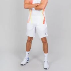 Bidi Badu Henry 2.0 Tech Shorts (Men's) - White 5 Bidi Badu Henry 2.0 Tech Shorts (Men's) - White -Tennis Clothing Store M31060203 WH 1