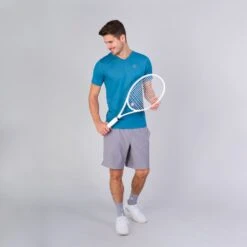 Bidi Badu Ted Tech Tee (Men's) - Petrol/Grey -Tennis Clothing Store M36004223 PTGR TedTechTee 3