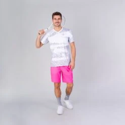 Bidi Badu Kovu Tech Tee (Men's) - White/Grey -Tennis Clothing Store M36104221 WHGR KovuTee 3