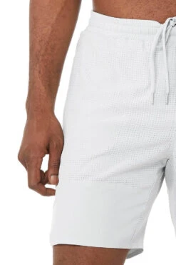 Alo Traction Short (Men's) - Titanium (Available Size: S, XL) -Tennis Clothing Store M6081R 01320 1 7 750x 3d5e9379 7a3f 40cd 8fae 3fc9499ab077