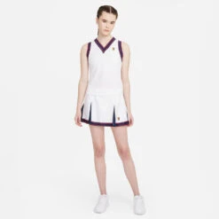 Nike Court Dri-Fit Slam Tank (Women's) - White -Tennis Clothing Store NikeCourtSlamTank Women DA4718 100 3