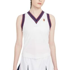 Nike Court Dri-Fit Slam Tank (Women's) - White