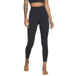 Nike Yoga Dri-FIT Luxe High-Waisted 7/8 Infinalon Leggings (Women's) - Black/Grey (Available Size: M,L)