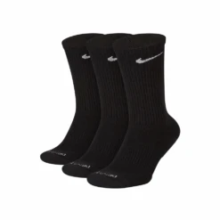 Nike Everyday Plus Cushioned Crew Socks (3-Pack) - Black