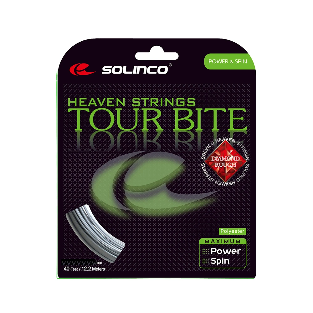 Solinco Tour Bite Diamond Rough 17 Pack - Grey 1 Solinco Tour Bite Diamond Rough 17 Pack - Grey