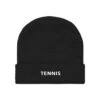 Tennis Logo Limited Edition Beanie (Unisex) - Black