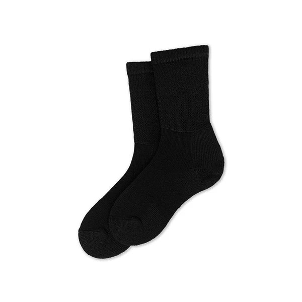 Thorlos TX Tennis Crew Socks - Black 1 Thorlos TX Tennis Crew Socks - Black
