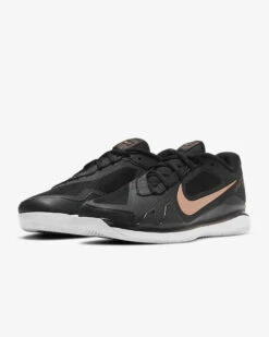 Nike Court Air Zoom Vapor Pro (Women's) - Black/White/Metallic Red Bronze -Tennis Clothing Store W CZ0222 024 4